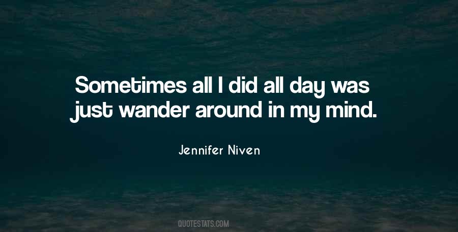 Wander Around Quotes #1061072