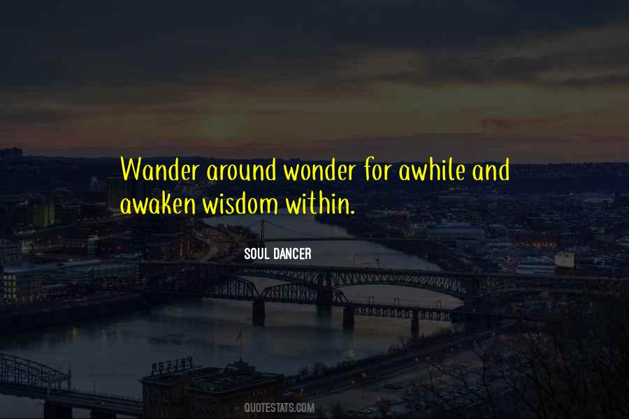 Wander Around Quotes #1550701