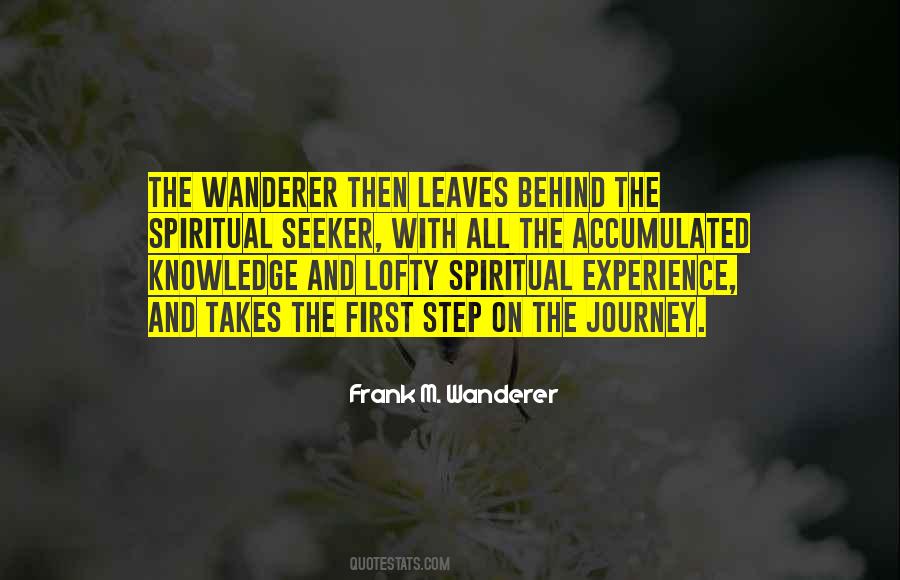 Wanderer Quotes #568793