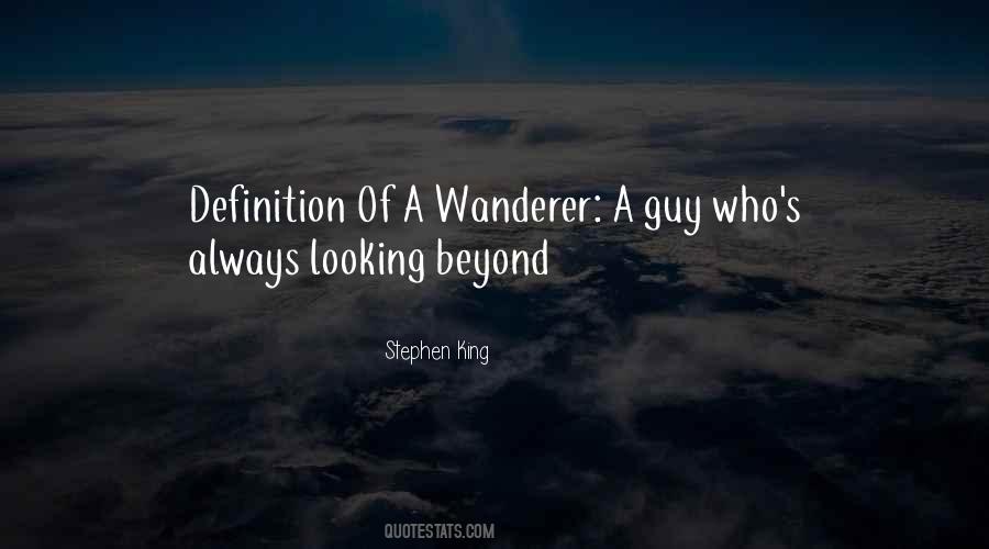 Wanderer Quotes #802510