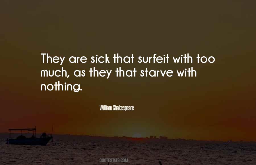 Quotes About Starve #1265462