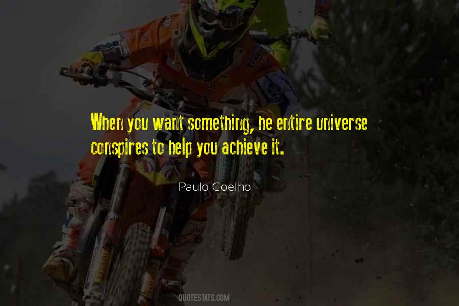 Want To Achieve Something Quotes #1107437