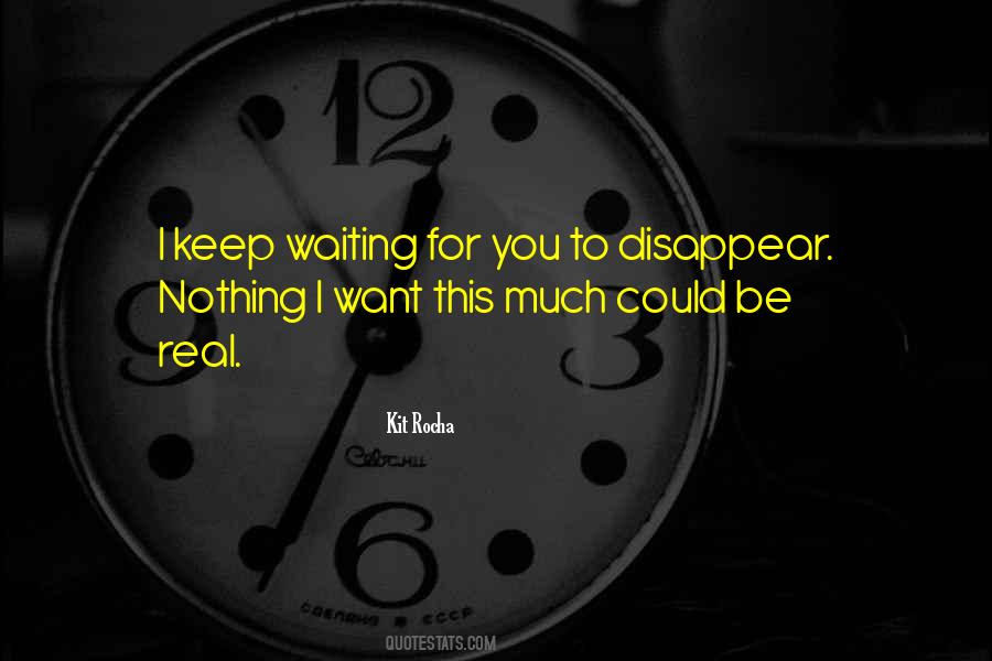 Want To Disappear Quotes #1210306