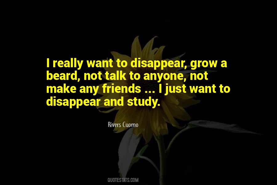 Want To Disappear Quotes #1213398