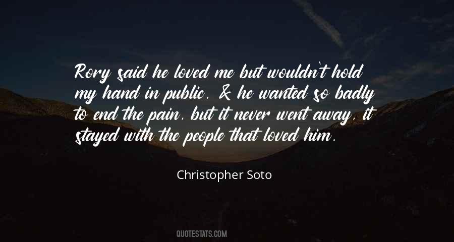Want To Hold Your Hand Quotes #167255