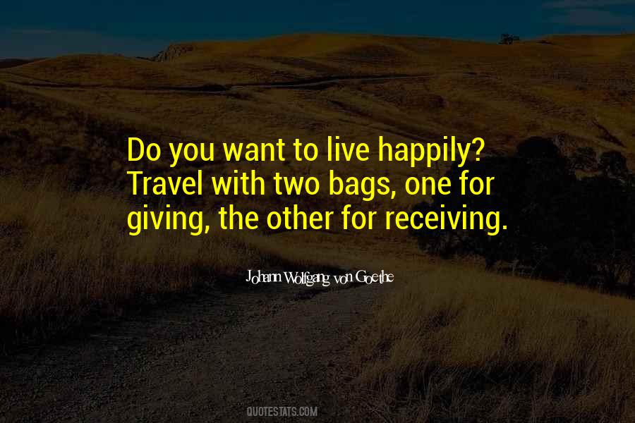 Want To Live Happily Quotes #1574755