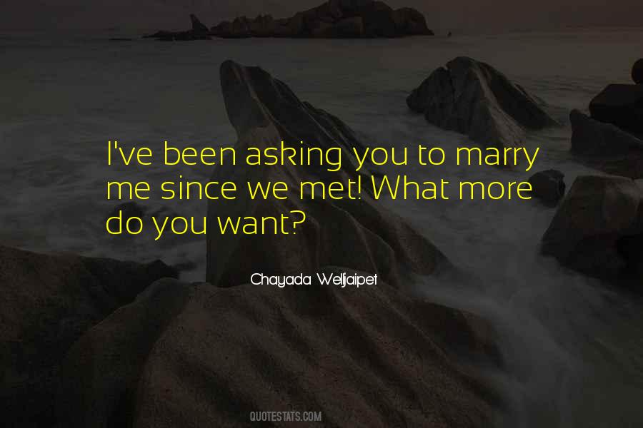 Want To Marry Quotes #186332