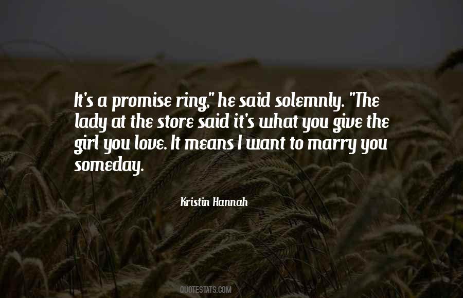 Want To Marry You Quotes #1123743