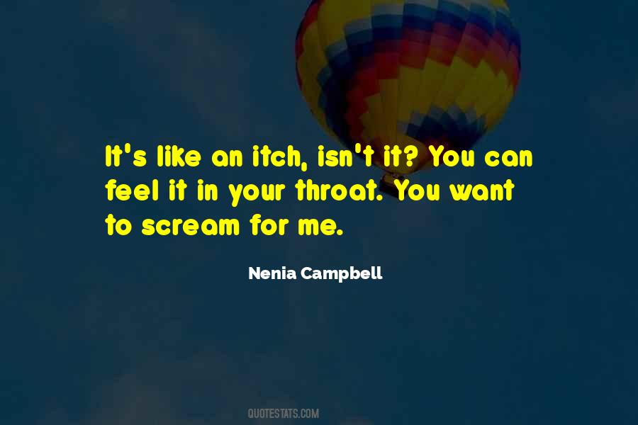 Want To Scream Quotes #1133939