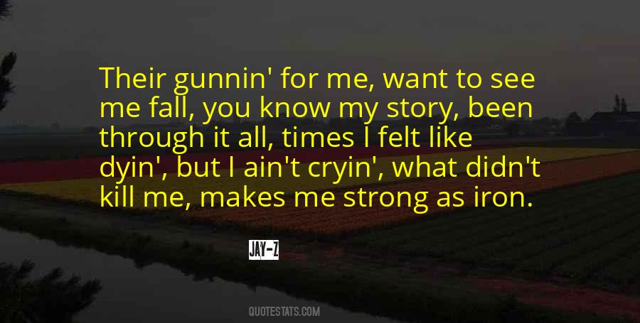 Want To See You Fall Quotes #1008056