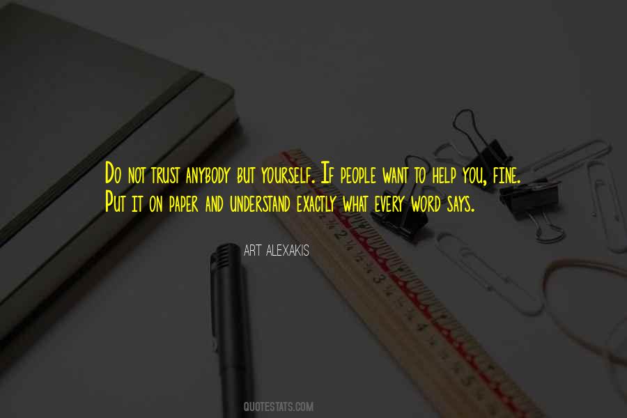 Want To Trust You Quotes #10096