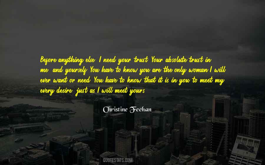 Want To Trust You Quotes #140810