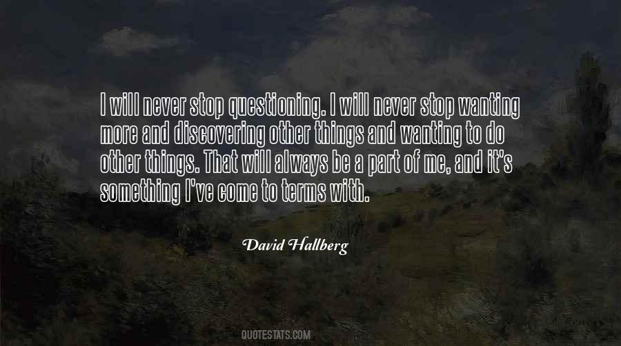 Wanting Something More Quotes #1259885