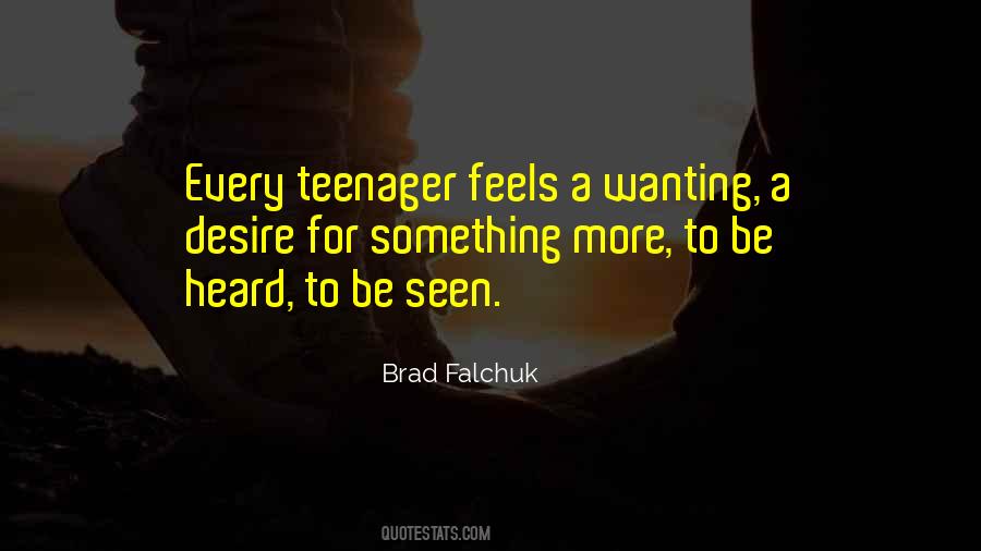 Wanting Something More Quotes #1440564