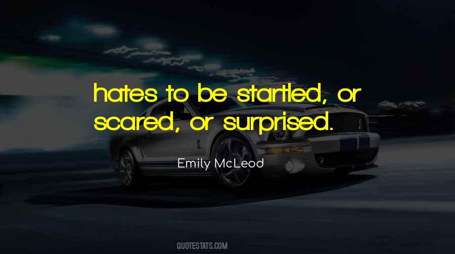 Quotes About Startled #244977