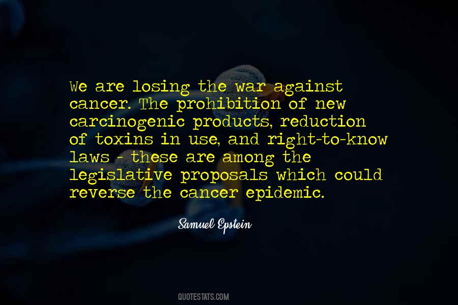 War Against Cancer Quotes #1308421