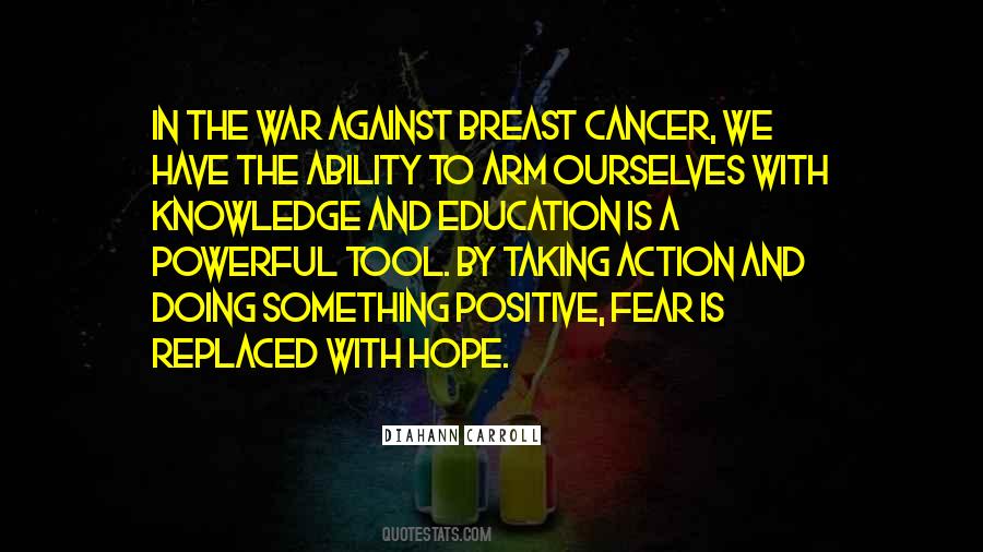 War Against Cancer Quotes #357683