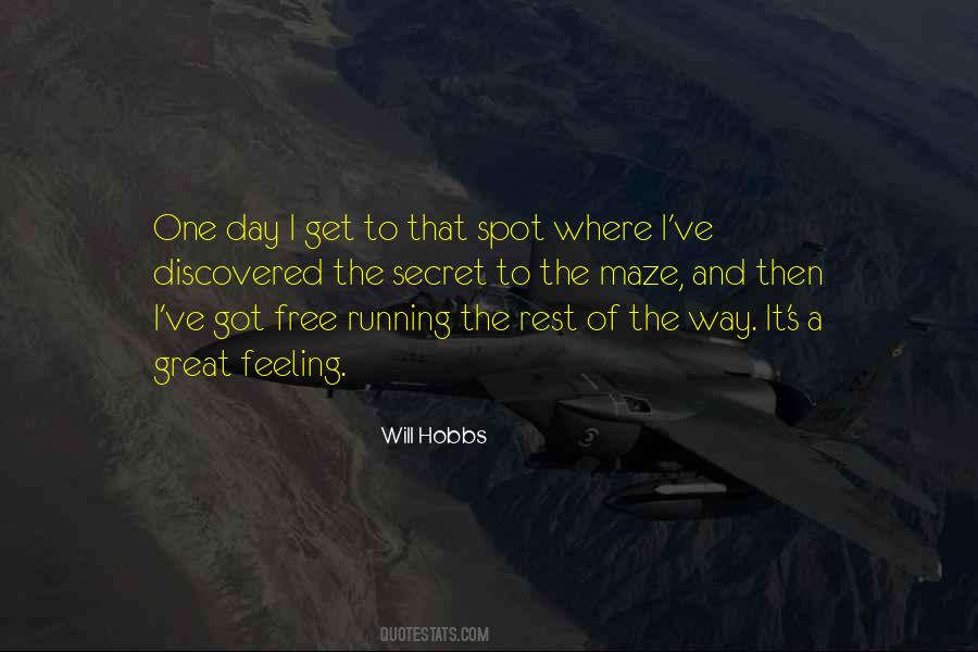 Quotes About Free Running #765384