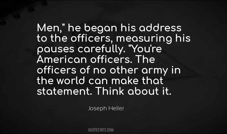 Quotes About Army Officers #511788