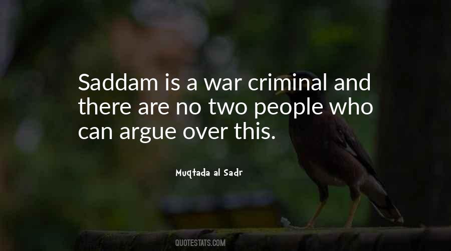 War Criminal Quotes #429481