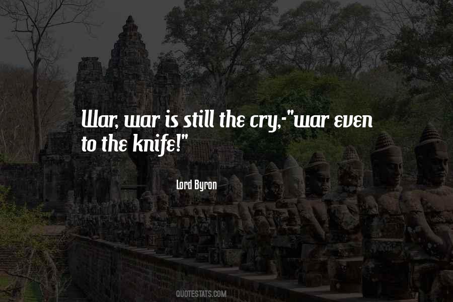 War Cry Quotes #103528