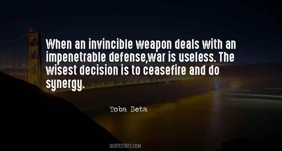 War Defense Quotes #1523367