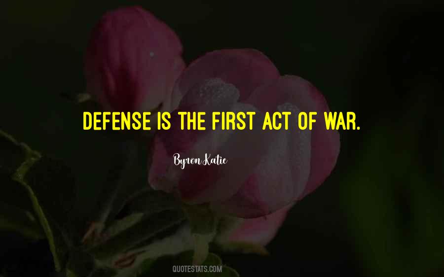 War Defense Quotes #1616828