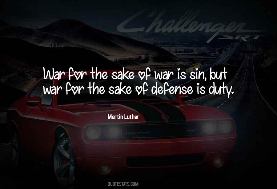 War Defense Quotes #1639109