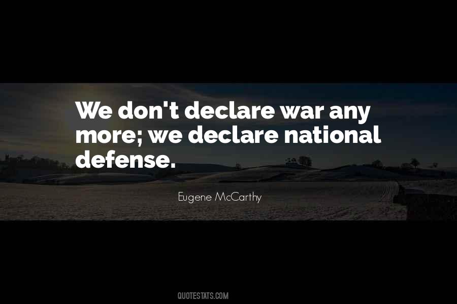 War Defense Quotes #32371