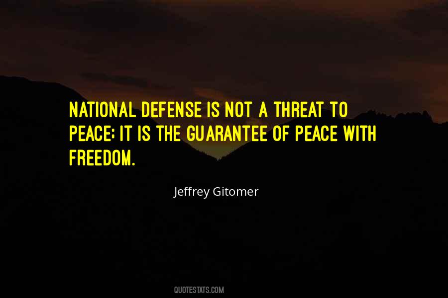 War Defense Quotes #596716