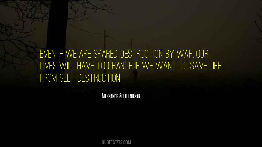 War Destruction Quotes #329454