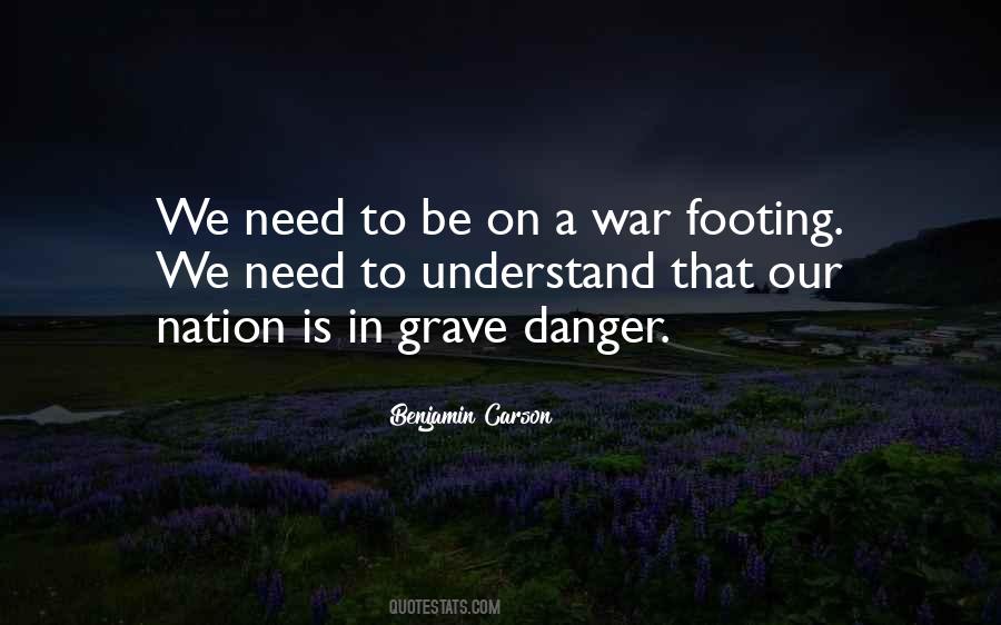 War Footing Quotes #805362