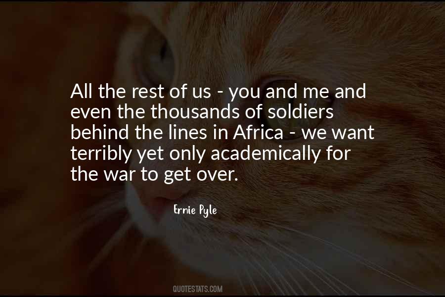 War In Africa Quotes #178638