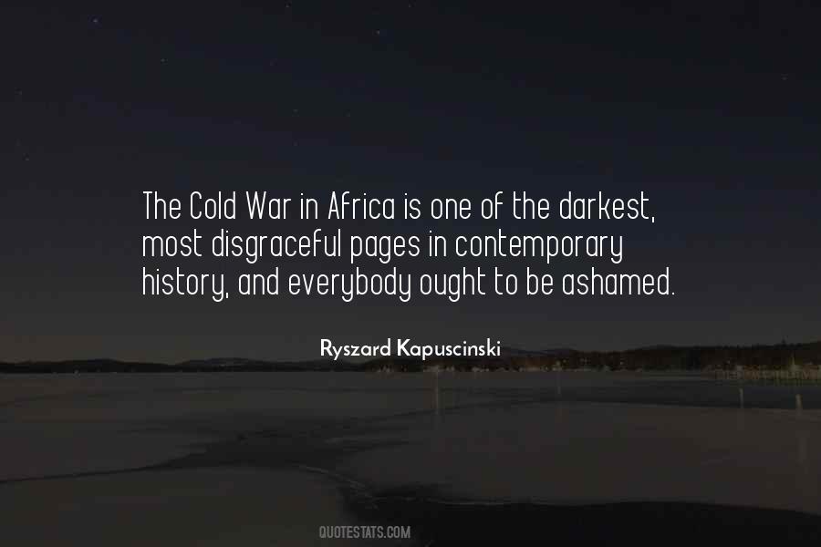 War In Africa Quotes #1864384