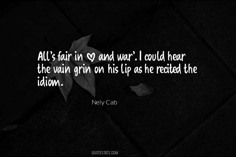 War In Love Quotes #439265