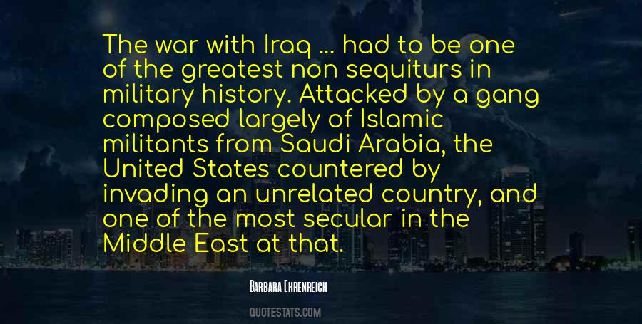 War In Middle East Quotes #1588697