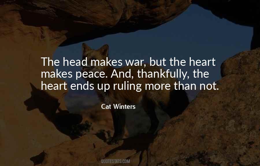 War In My Head Quotes #272088