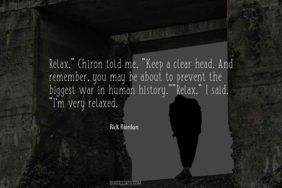 War In My Head Quotes #588926