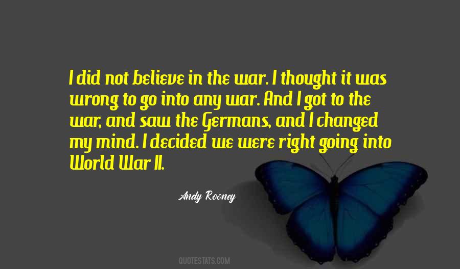 War In My Mind Quotes #111920