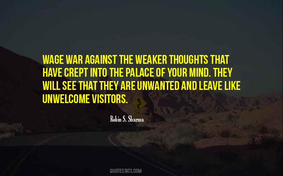 War In My Mind Quotes #274366