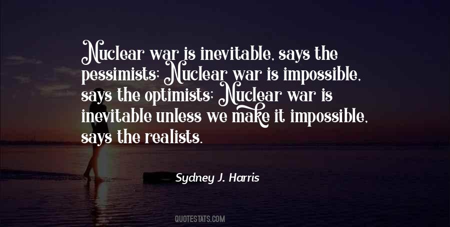 War Inevitable Quotes #1087753