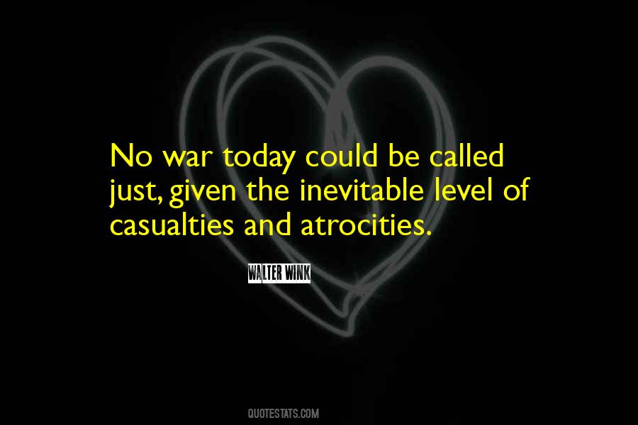 War Inevitable Quotes #1554618