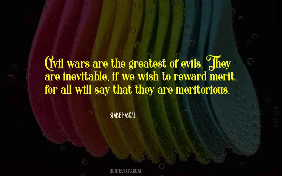 War Inevitable Quotes #21898