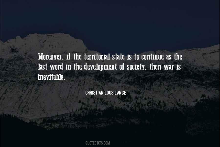 War Inevitable Quotes #746473