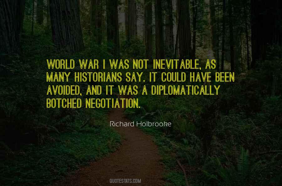 War Inevitable Quotes #979650