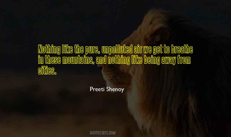 Quotes About Pure Air #1635546