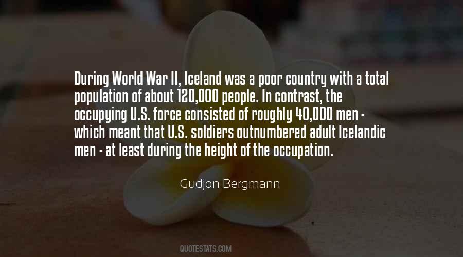 War Occupation Quotes #1028905