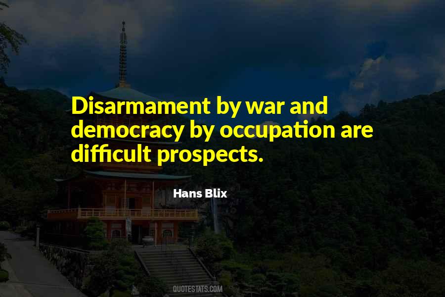 War Occupation Quotes #556120