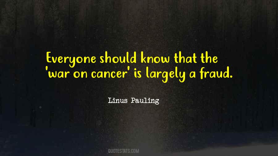 War On Cancer Quotes #1228049