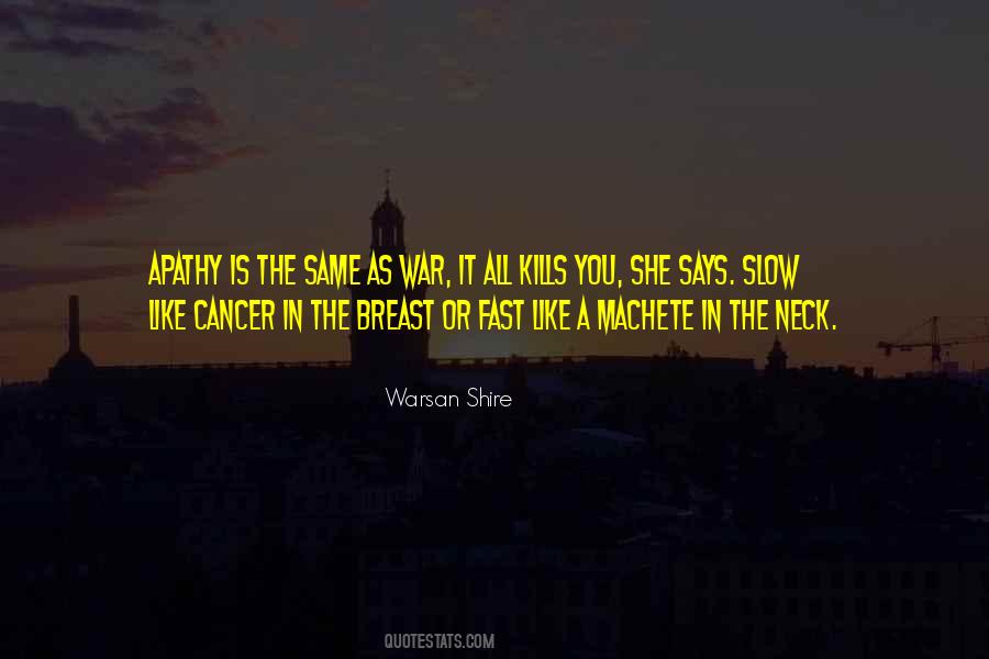 War On Cancer Quotes #724473